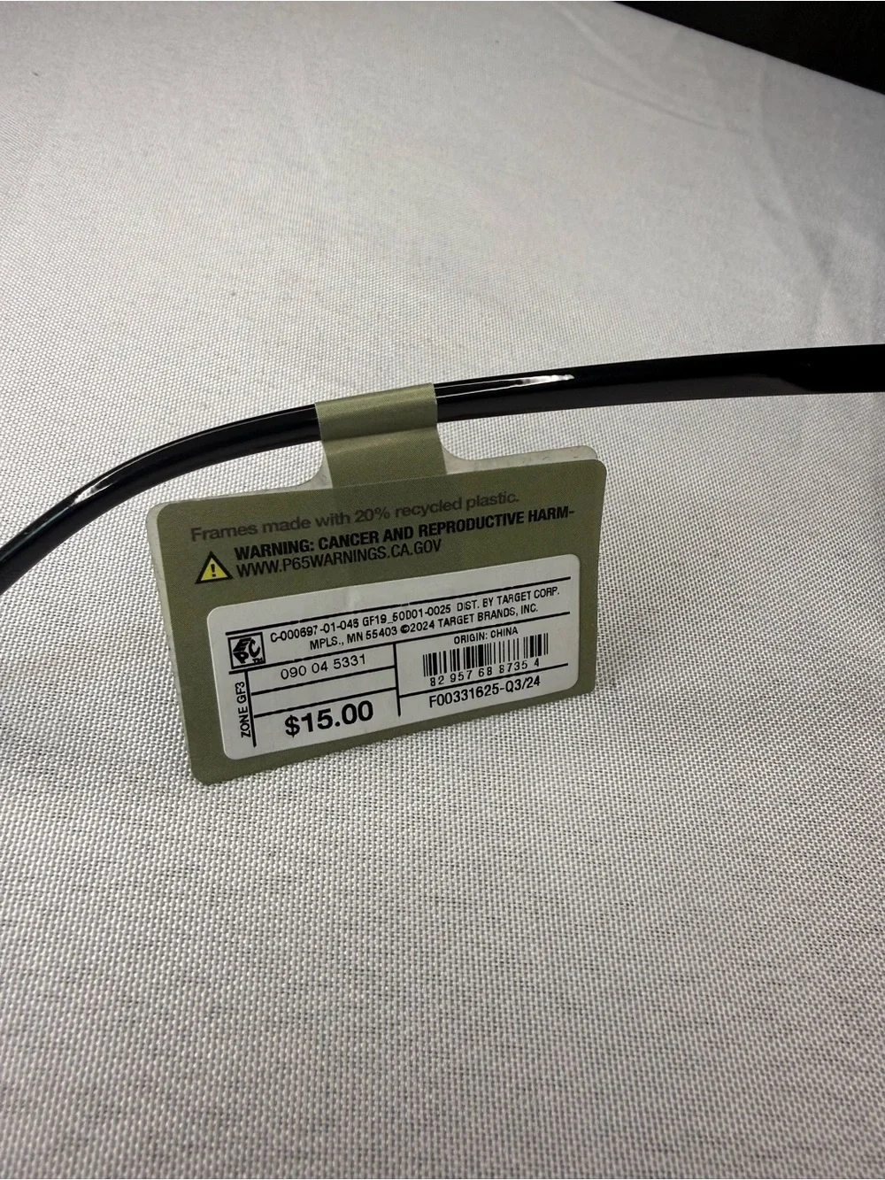 Goodfellow & Co Black and Silver Clubmaster Sunglasses NWT